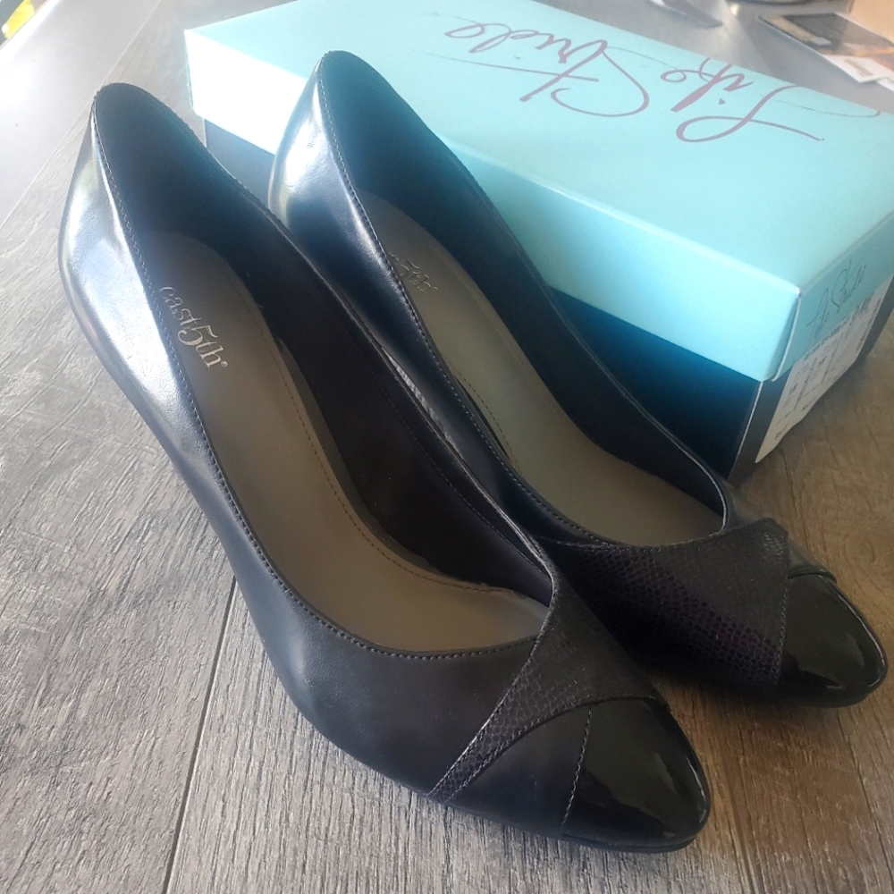 Black East 5th Heels